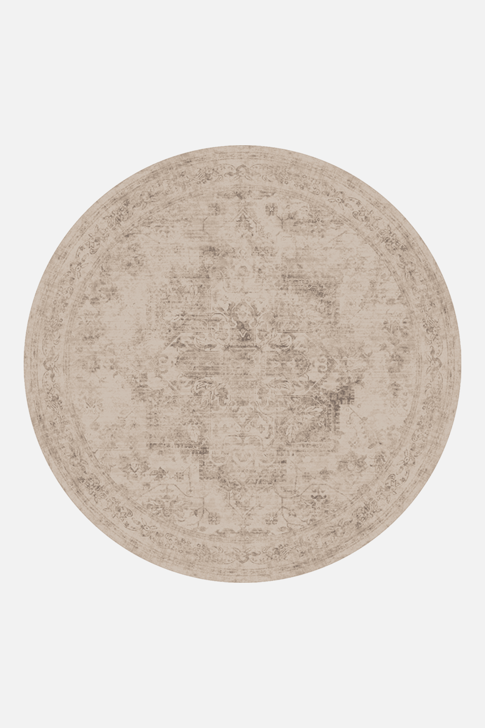 ø 120cm rund / inklusive Vintage Soho Beige Teppich